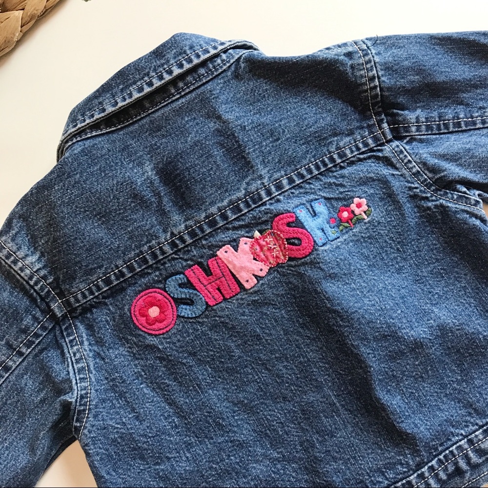 Vintage Oshkosh Flower Patch Denim Jacket | 12-18m - Picture 5 of 6